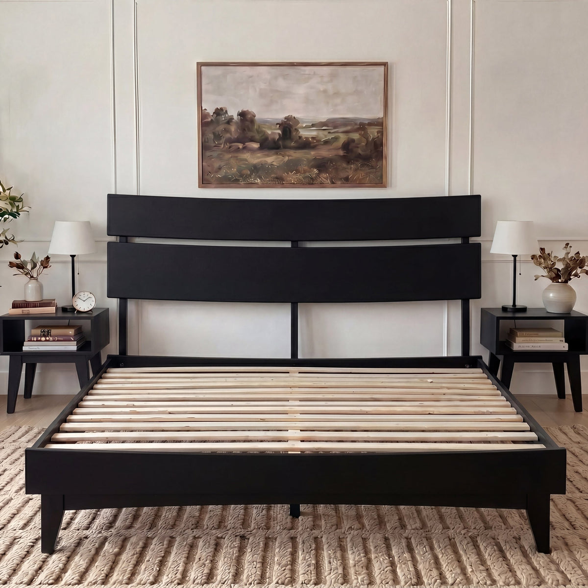 Aurora Solid Wood Bed Frame-42