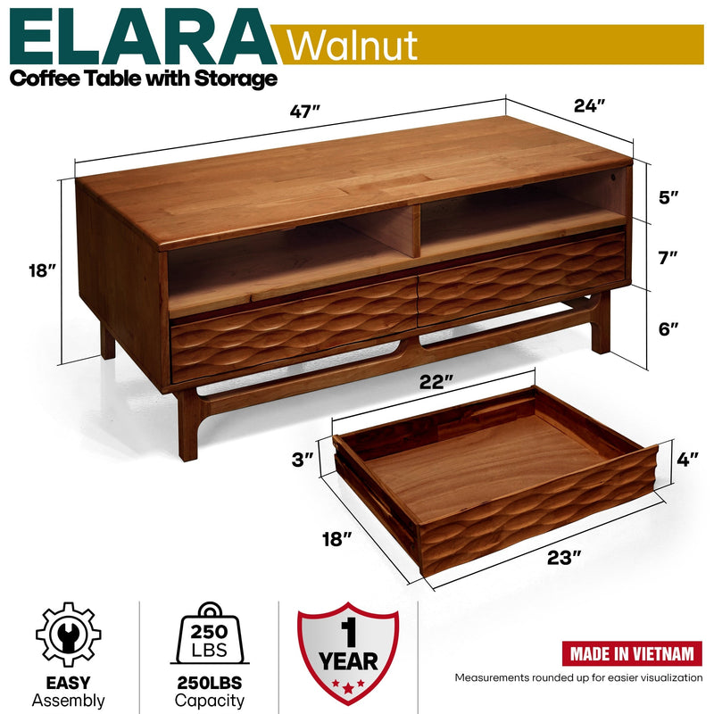 Elara Wooden Coffee Table-13