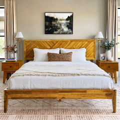 Sierra Deluxe Solid Wood Bed Frame-15