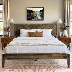 Sierra Deluxe Solid Wood Bed Frame-3