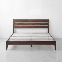 Emery Solid Wood Bed Frame-25