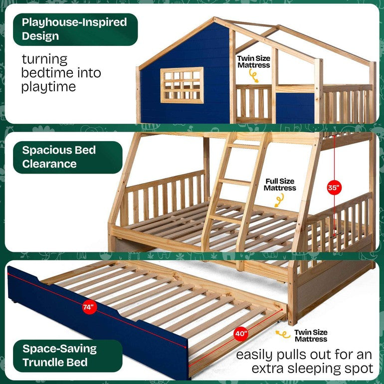 Treehouse Kid Bunk Bed-2