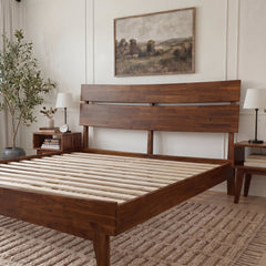 Aurora Solid Wood Bed Frame-16