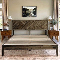 Sierra Deluxe Solid Wood Bed Frame-2