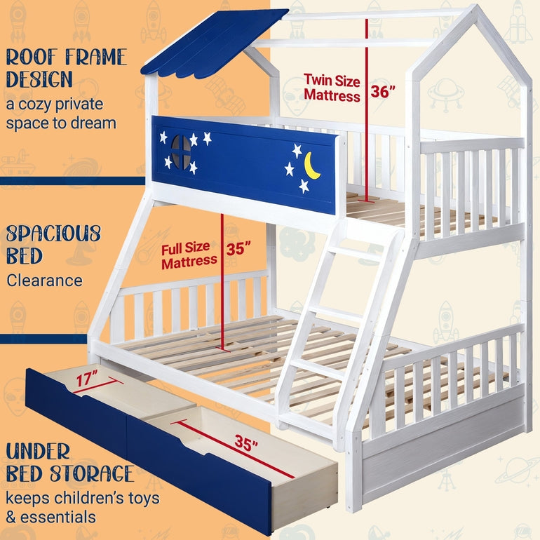 Moonlight Kid Bunk Bed-12