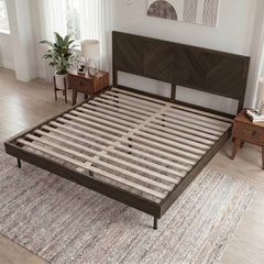Alander Solid Wood Bed Frame-11