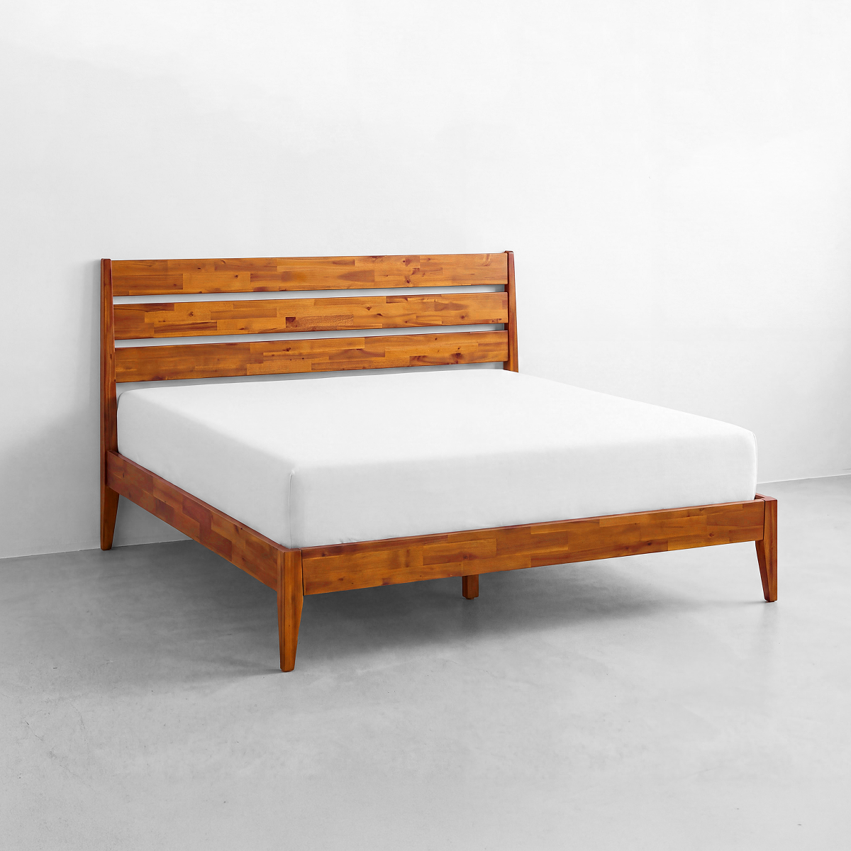 Emery Solid Wood Bed Frame-16