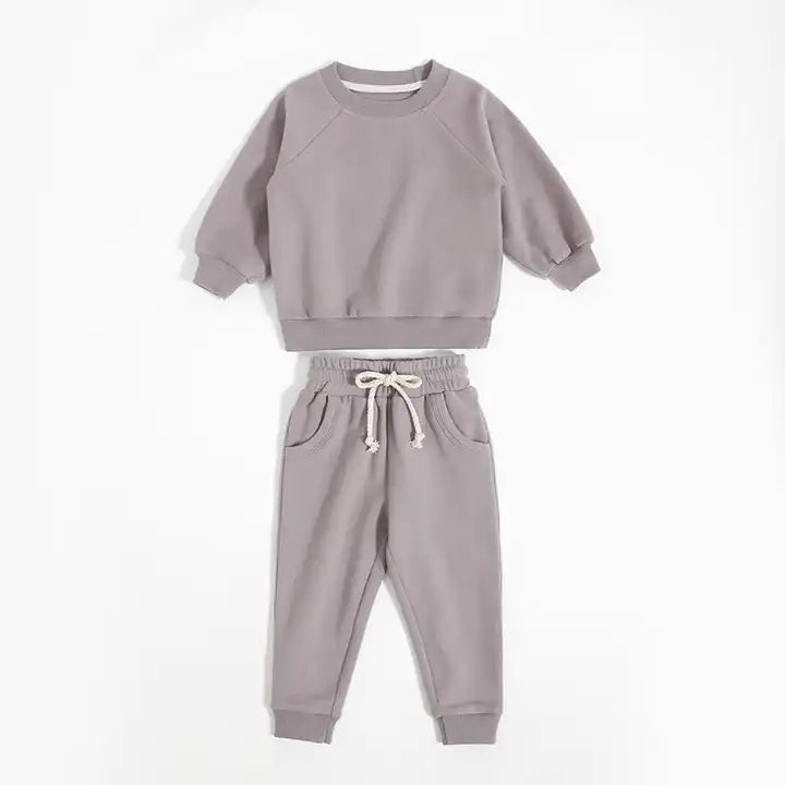 Sweat Suit Set - Purple-1