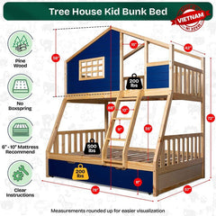 Treehouse Kid Bunk Bed-3