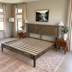 Sierra Deluxe Solid Wood Bed Frame-13