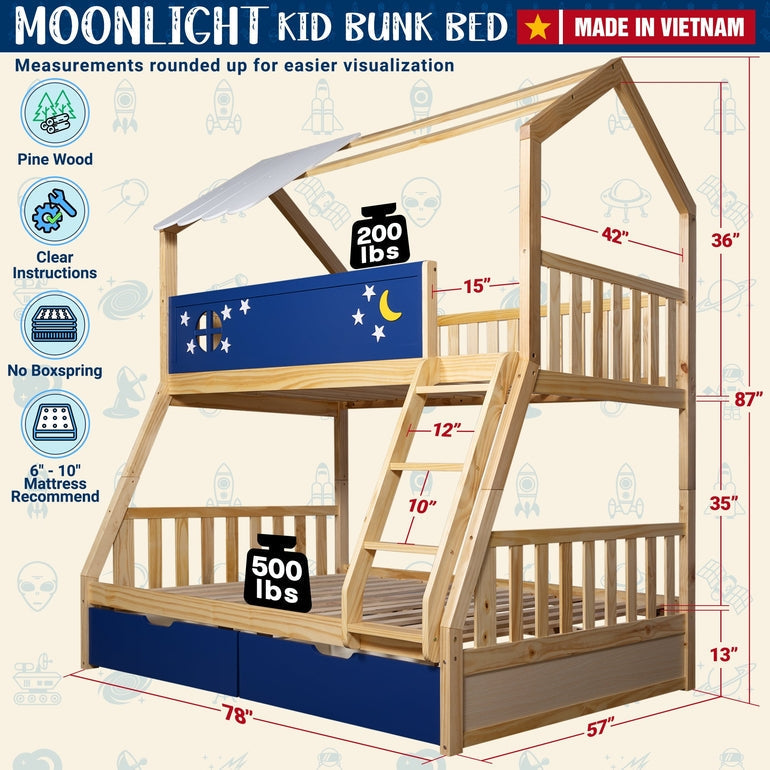 Moonlight Kid Bunk Bed-4