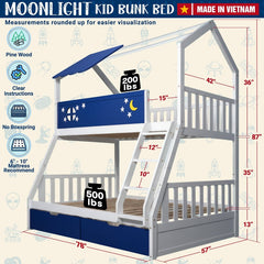 Moonlight Kid Bunk Bed-13