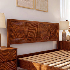 Base de cama de madera maciza Harmony-4