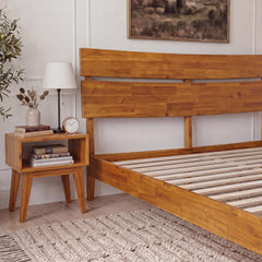 Aurora Solid Wood Bed Frame-25