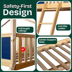 Treehouse Kid Bunk Bed-5