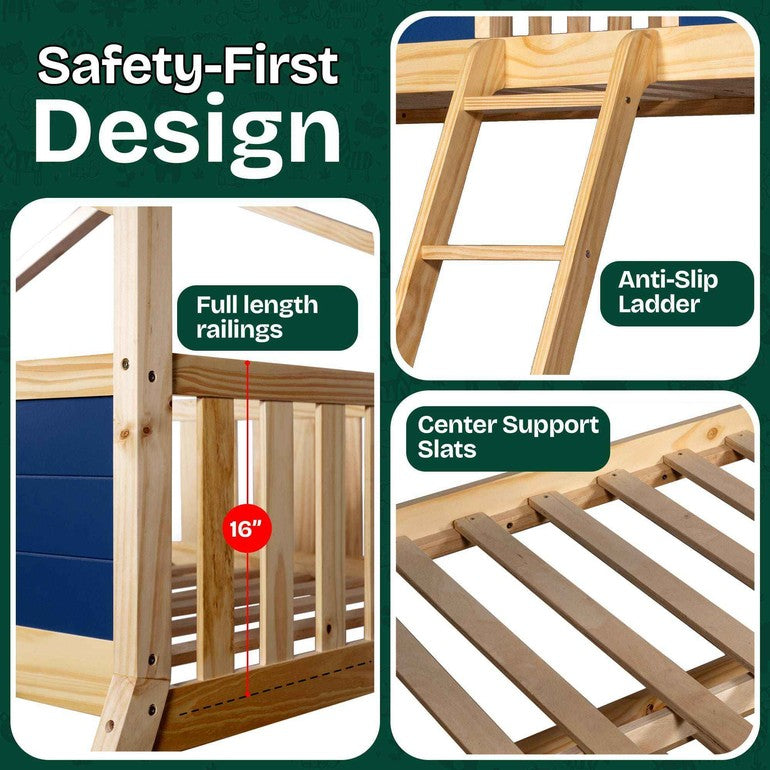 Treehouse Kid Bunk Bed-5