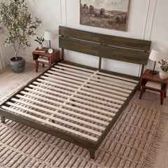 Aurora Solid Wood Bed Frame-9