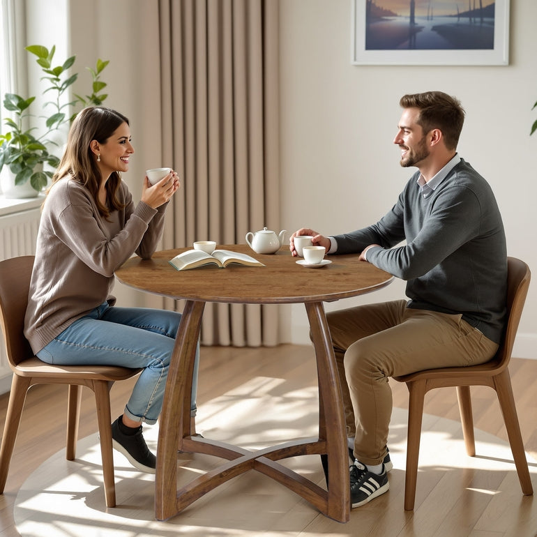 Alma 36 Inches Round Dining Table-6