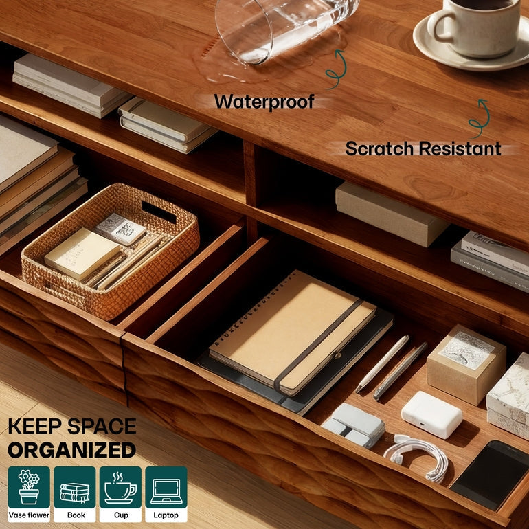 Elara Wooden Coffee Table-15