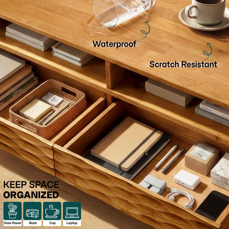 Elara Wooden Coffee Table-6