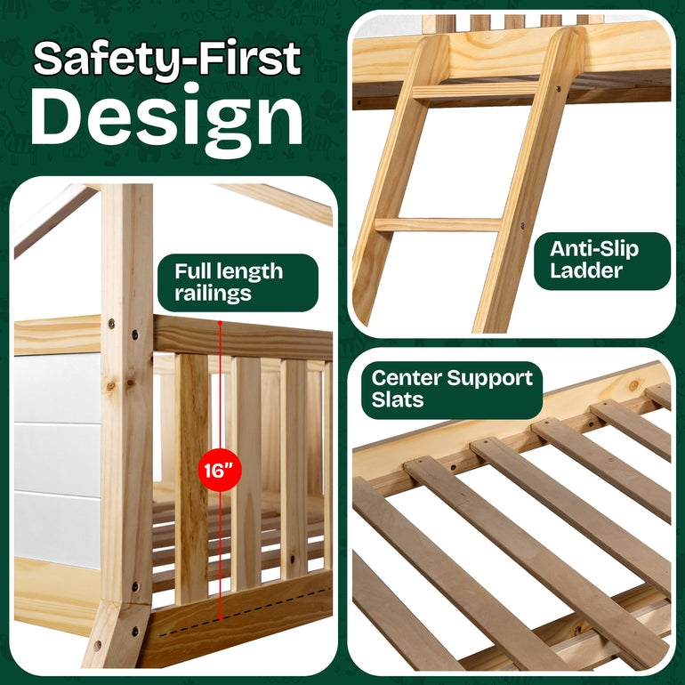 Treehouse Kid Bunk Bed-14