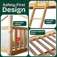 Treehouse Kid Bunk Bed-14