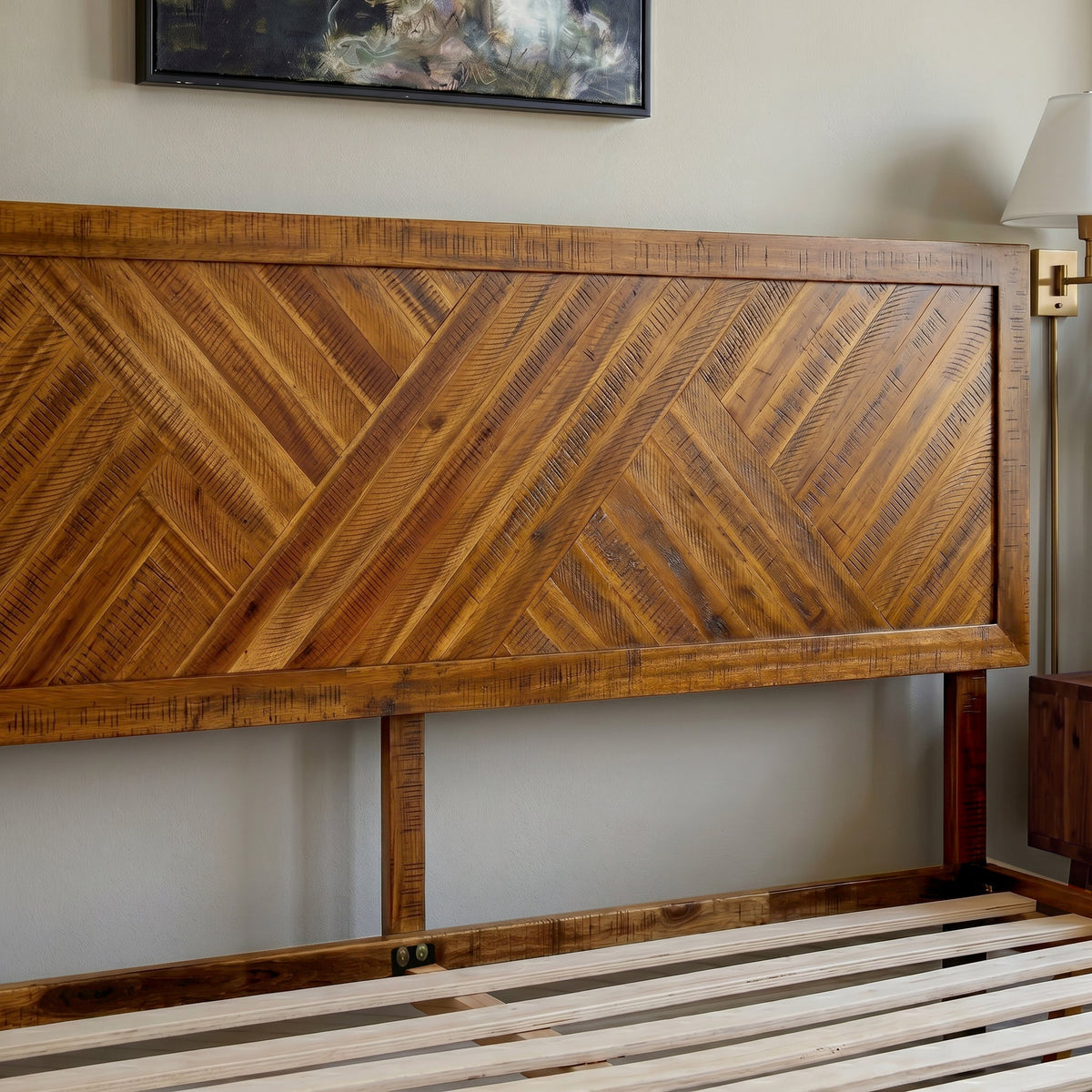 Sierra Deluxe Solid Wood Bed Frame-29