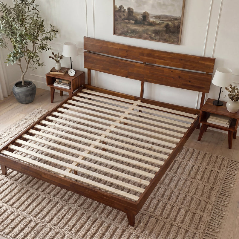 Aurora Solid Wood Bed Frame-19
