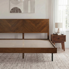 Alander Solid Wood Bed Frame-17