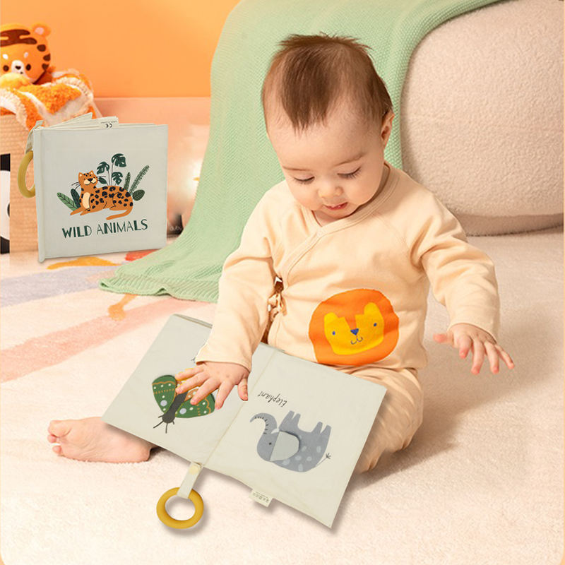 Wild Animals Crinkle Book | Wild Baby-3