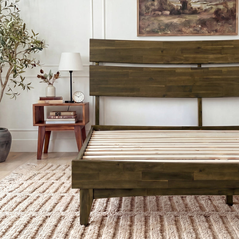Aurora Solid Wood Bed Frame-4