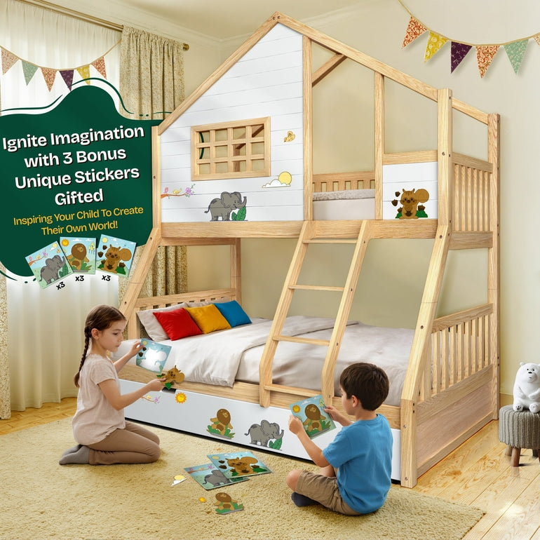 Treehouse Kid Bunk Bed-15