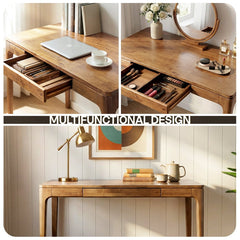 Wilma 48 Inches Solid Wood Desk-7