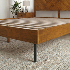 Alander Solid Wood Bed Frame-30