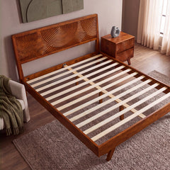 Base de cama de madera maciza Harmony-10