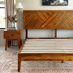 Sierra Deluxe Solid Wood Bed Frame-28