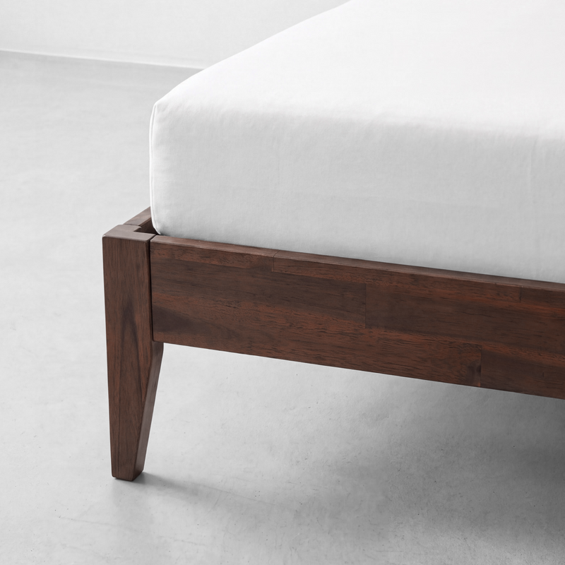 Emery Solid Wood Bed Frame-30