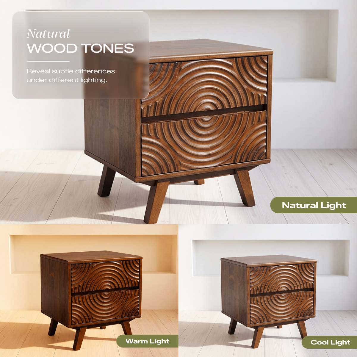 Harmony Solid Wood Nightstand-18