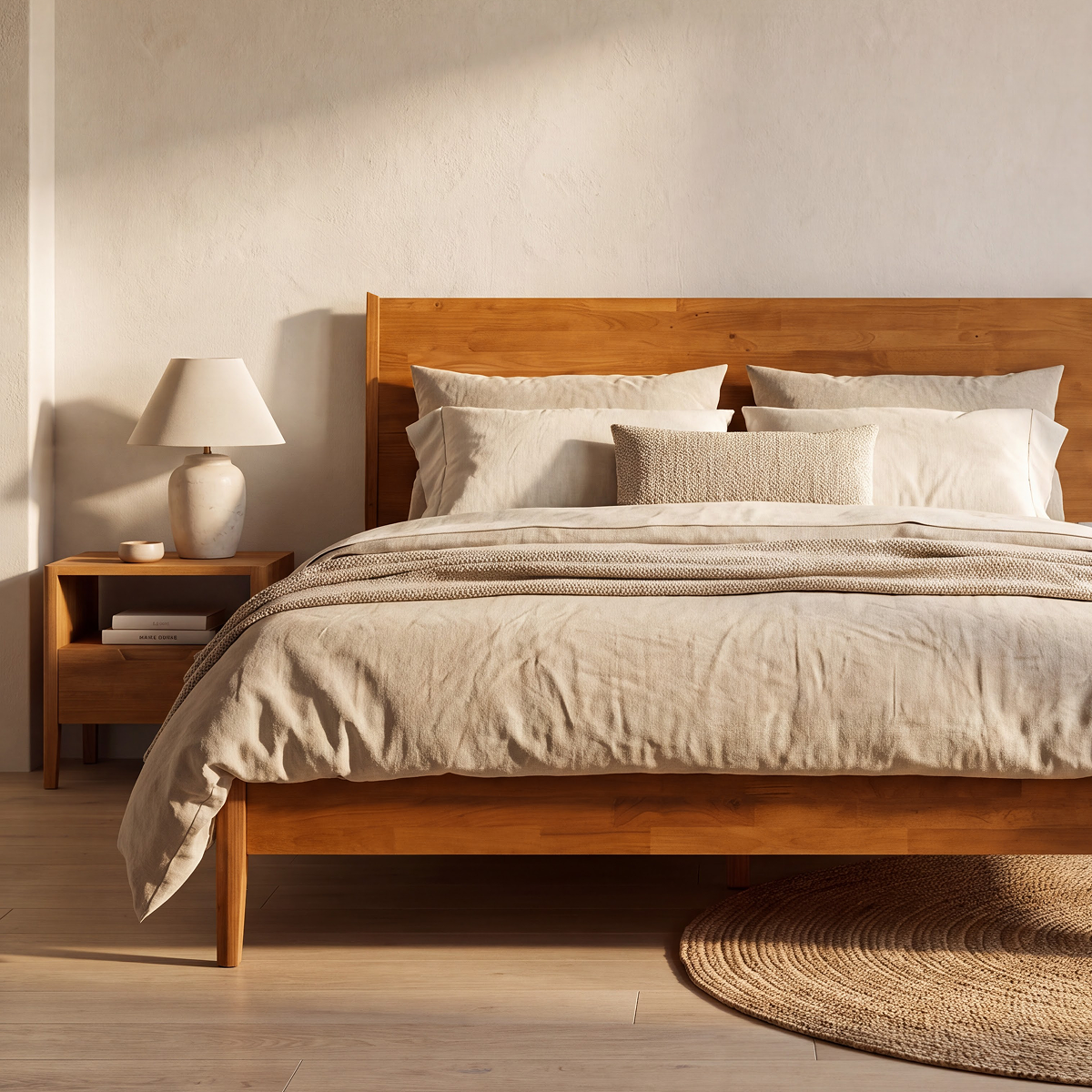Estructura de Cama de Madera Maciza Haven-23