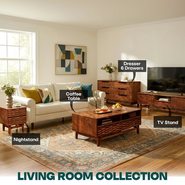 Elara Wooden Coffee Table-18