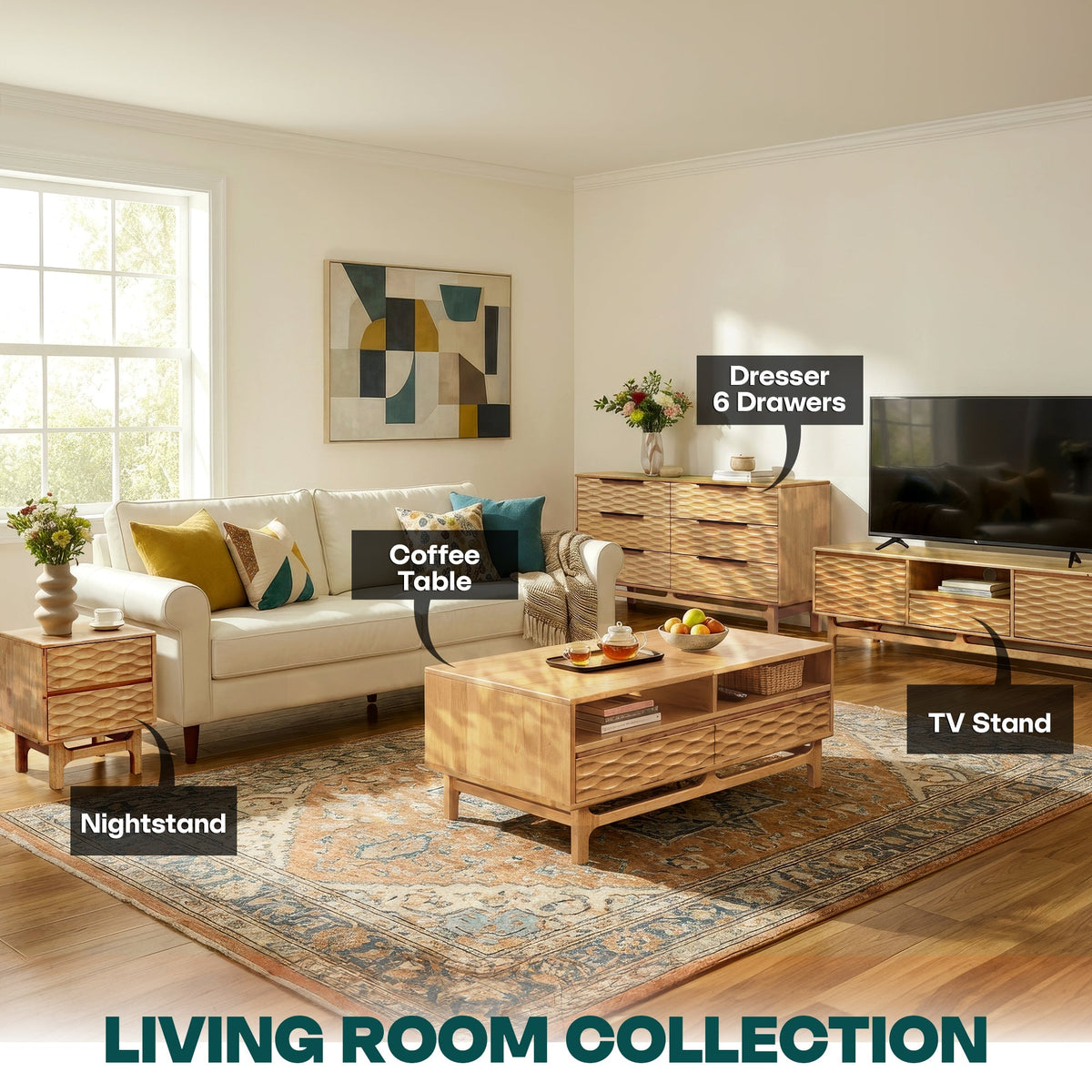 Elara Wooden Coffee Table-27