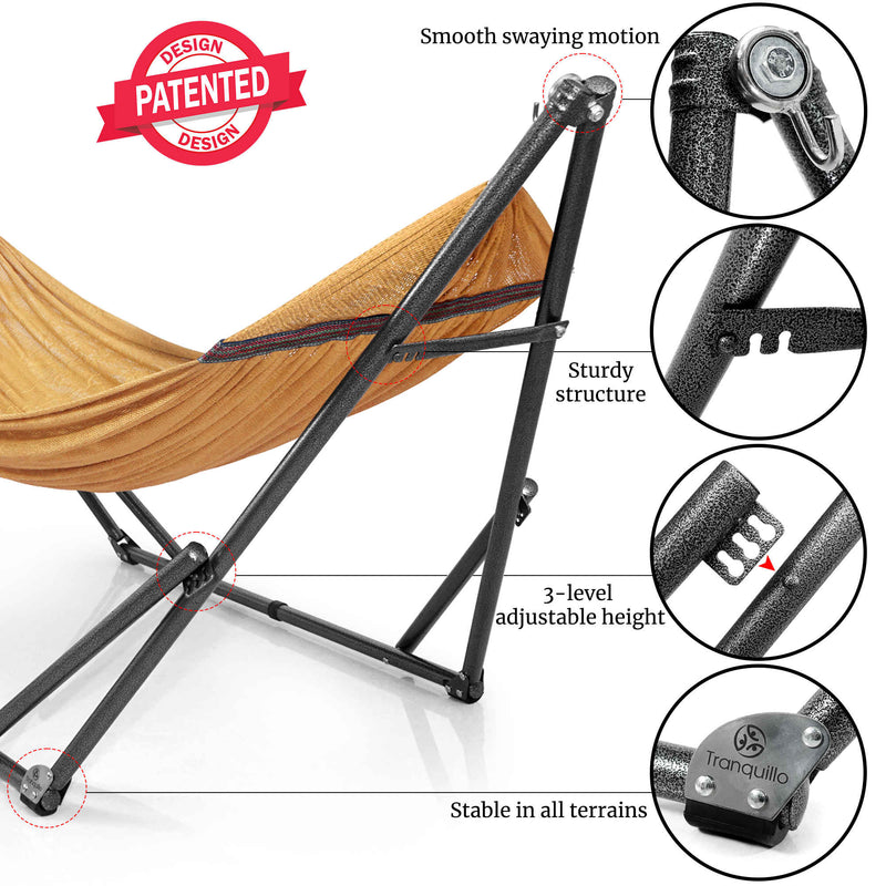 Hamaca universal con soporte de tamaño mediano-86