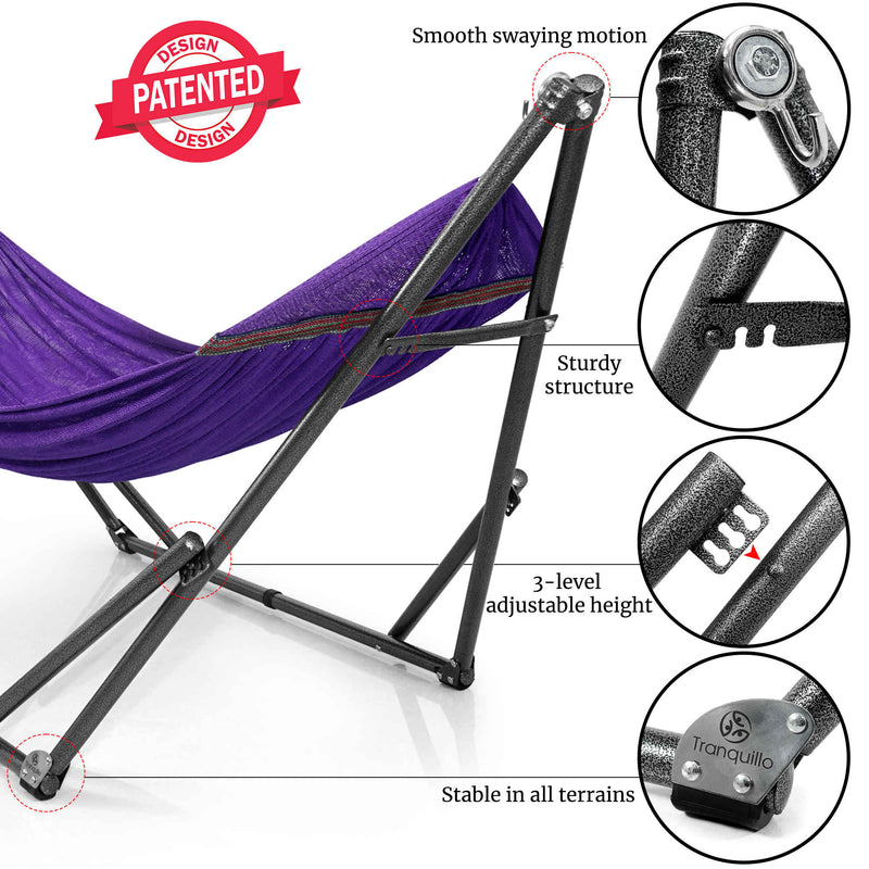 Hamaca universal con soporte de tamaño mediano-68