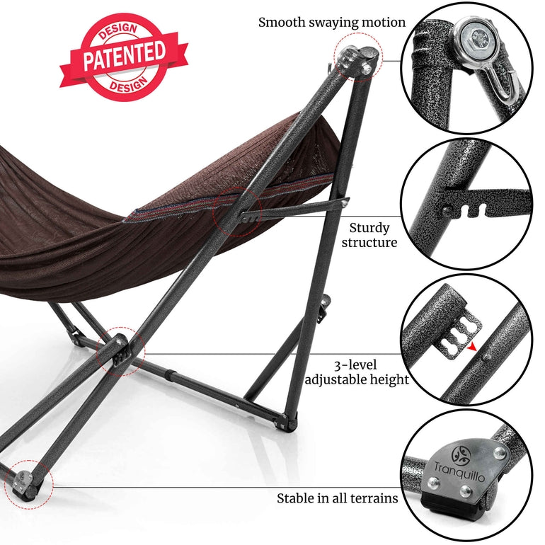 Hamaca universal con soporte de tamaño mediano-23