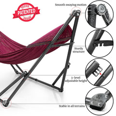 Hamaca universal con soporte de tamaño mediano-77