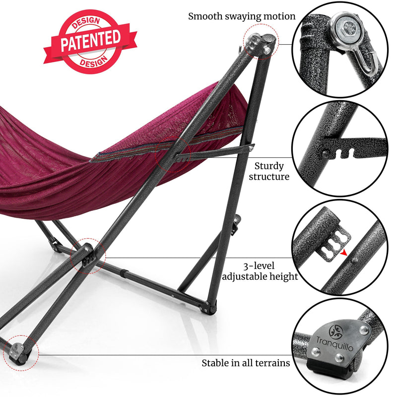 Hamaca universal con soporte de tamaño mediano-77