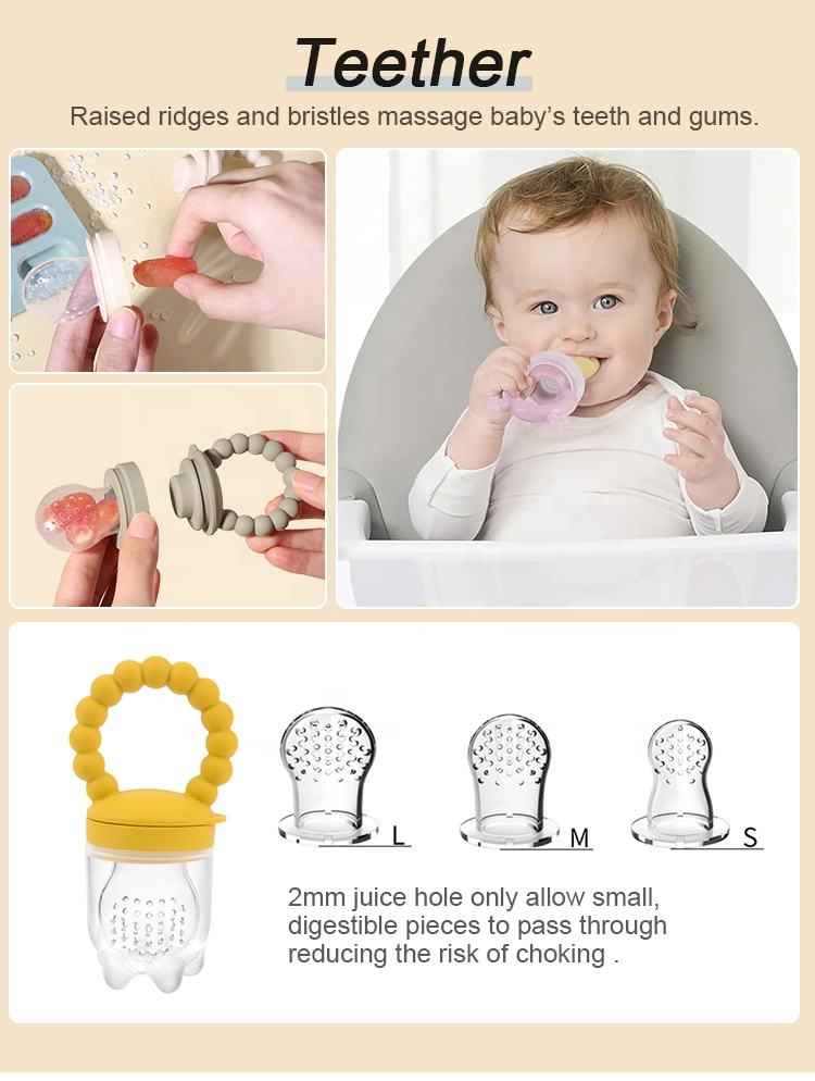 Silicone Teething Feeder | Wild Baby-3
