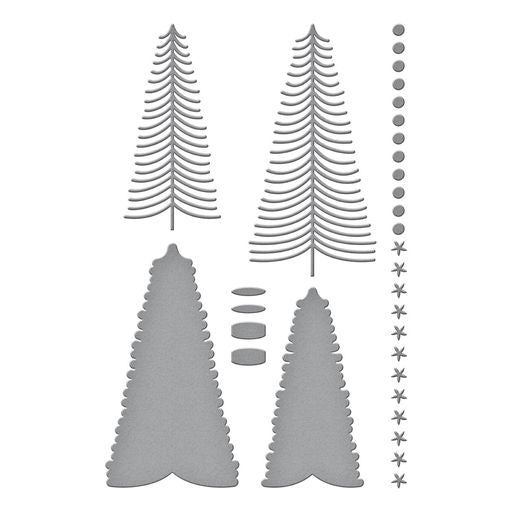 Bottle Brush Trees Duo Etched Dies from the Classic Christmas Collection-3