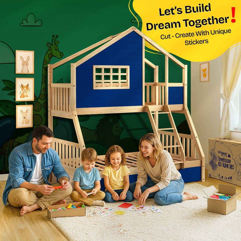 Treehouse Kid Bunk Bed-9