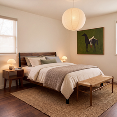 Emery Solid Wood Bed Frame-45